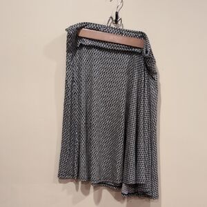 Max Studio Monochrome Patterned Midi Skirt